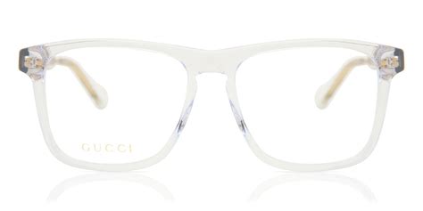 gucci bril transparant